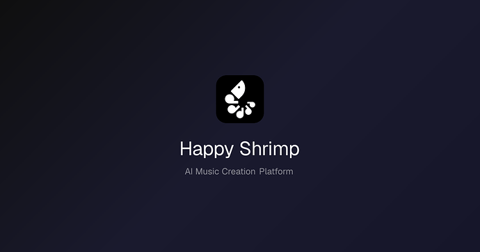 HappyShrimp 官网首页, 50%